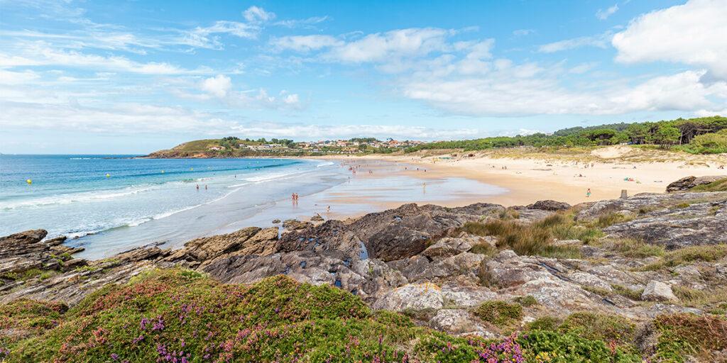 playa de Montalvo, una de las mejores playas de Sanxenxo