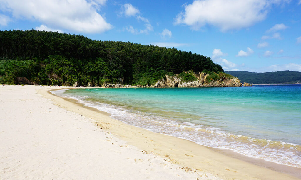 Playa de Xilloi en O Vicedo, una de las más bonitas de Lugo