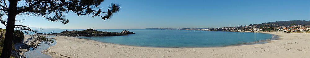 mejores playas de Pontevedra playa de Areas en Sanxenxo 