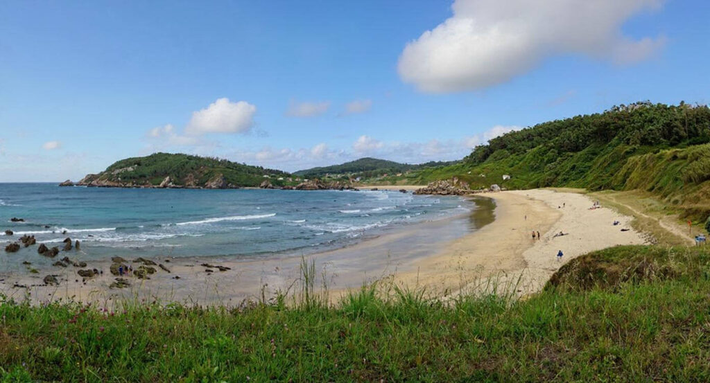 playa de San Antonio en O Porto de Espasante (A Coruña)