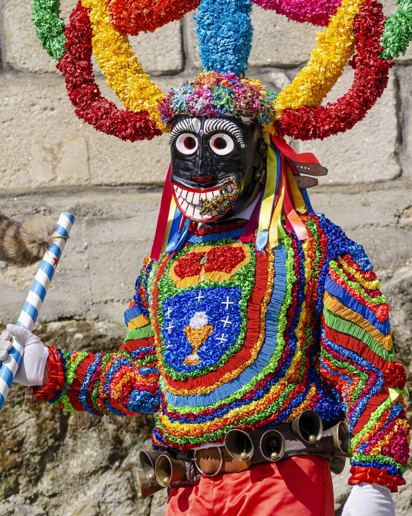 el Boteiro, el protagonista del Carnaval de Viana do Bolo