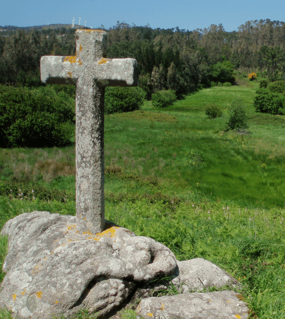 cruceiro da Pedra da Serpe en Gondomil (Ponteceso)