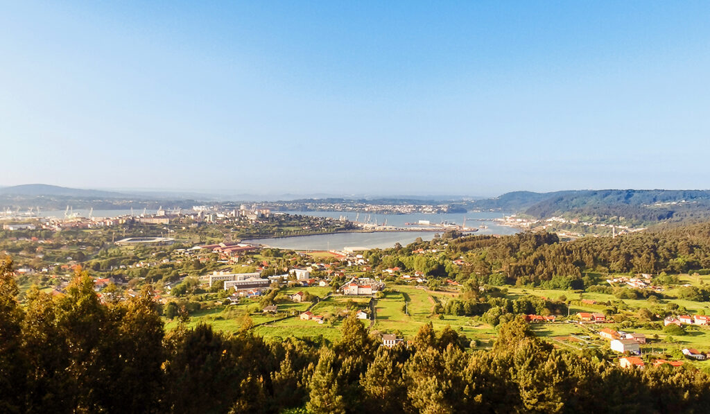 Chamorro, uno de los mejores miradores de Ferrol