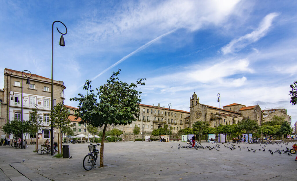 Plaza de la Herrería, uno de los imprescindibles que ver en Pontevedra