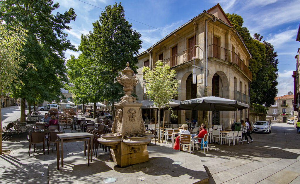 que ver en Pontevedra, plaza de la Verdura