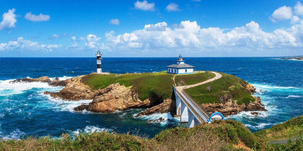 ruta de los faros de Galicia, Illa Pancha en Ribadeo