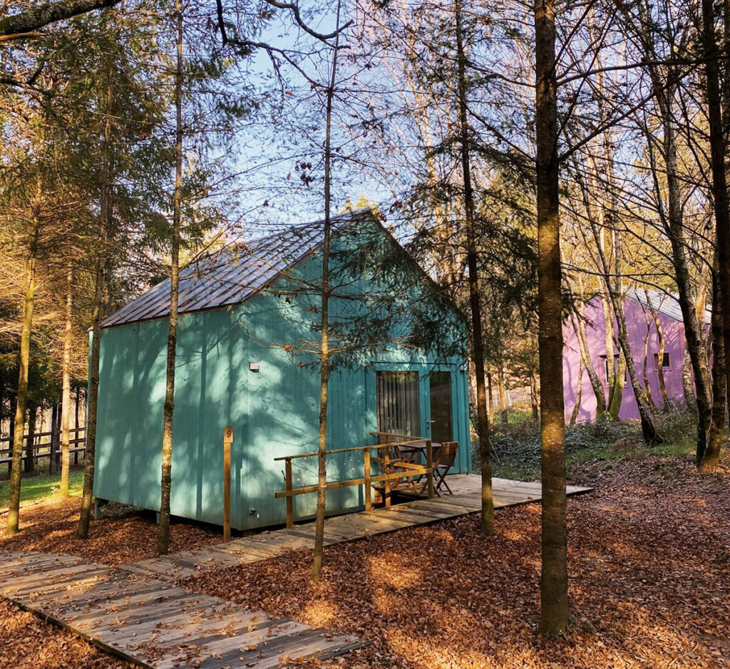 Cabañas en el Bosque en Touro (A Coruña)