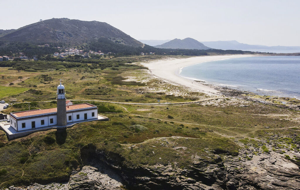 dormir en un faro en Galicia (Lariño en Carnota)