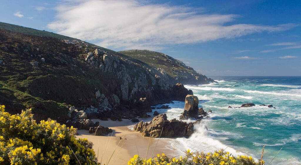 Cala de Lumebó, una de las mejores playas de Ferrol
