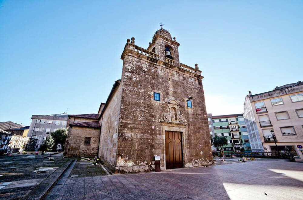 iglesia de Santa Baia en Boiro