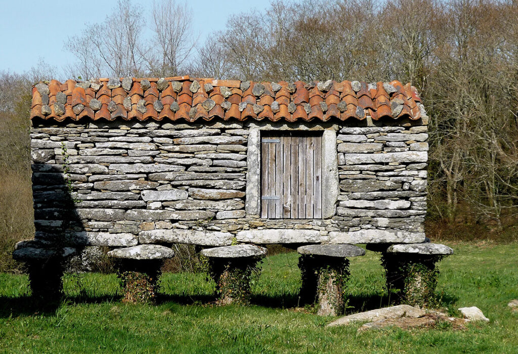 estilos de hórreos en Galicia