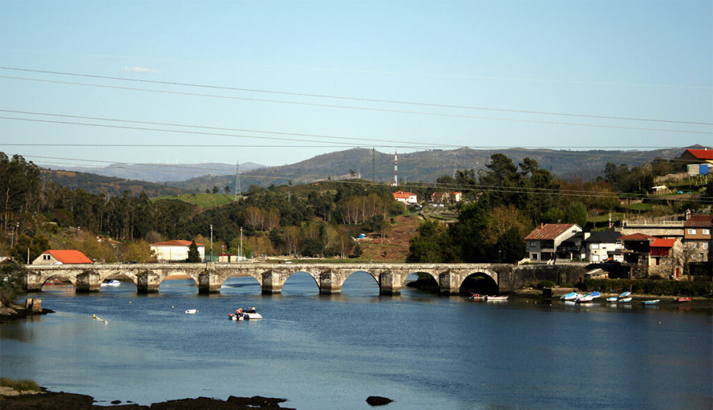 Pontesamapio en Soutomaior, cerca de Vigo