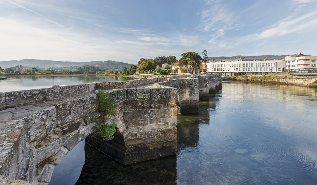 puente de A Ramallosa en Nigrán, cerca de Vigo