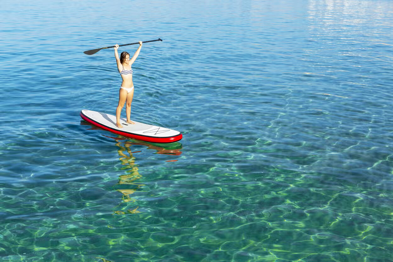 Tour en Paddle Surf por la playa de La Lanzada