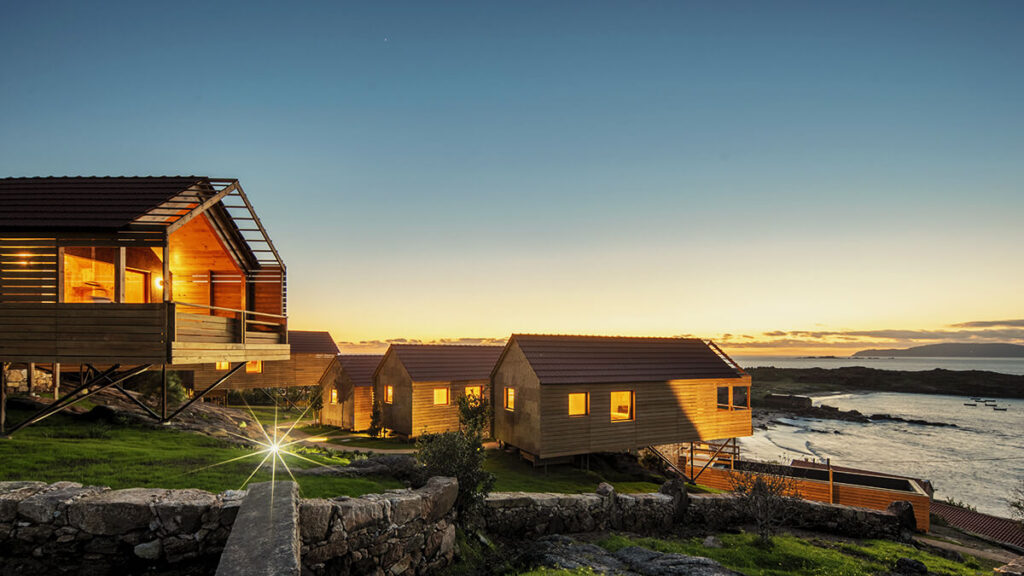 cabañas con encanto en Galicia (Refuxos de Porto Quilmas)