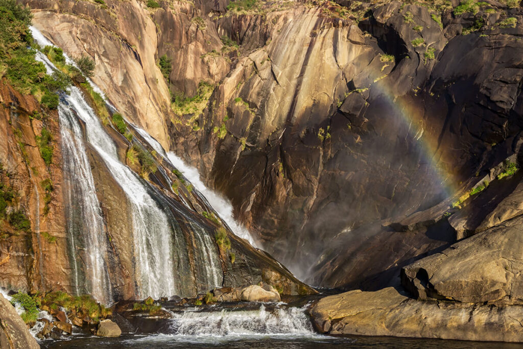 cascada del Ézaro en Dumbría