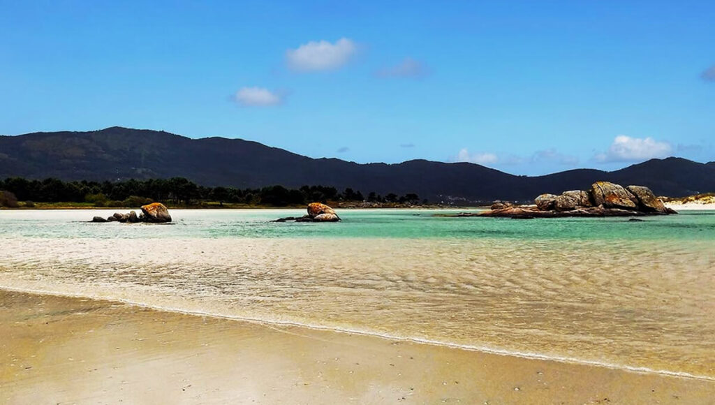 playas con niños en las Rías Baixas (Boca do Río en Carnota)