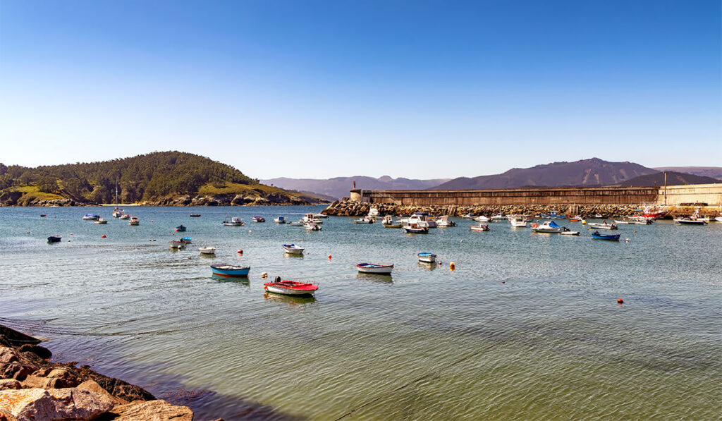 el puerto de Espasante en Ortigueira