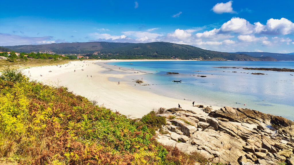 Playa Langosteira en Fisterra (A Coruña)
