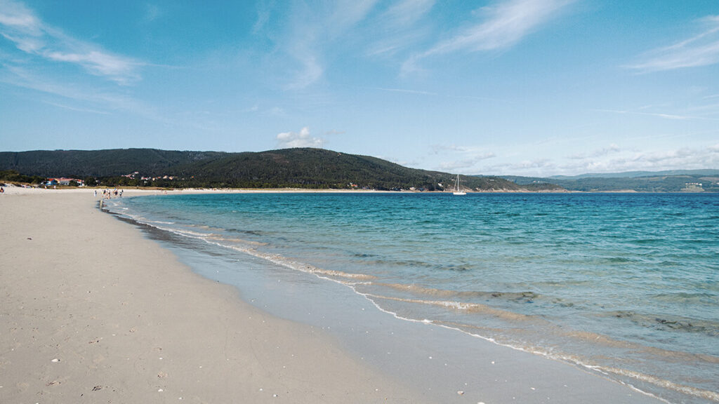 Praia Langosteira en Fisterra