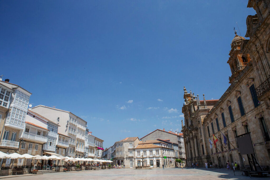 casco antiguo de Celanova en Ourense