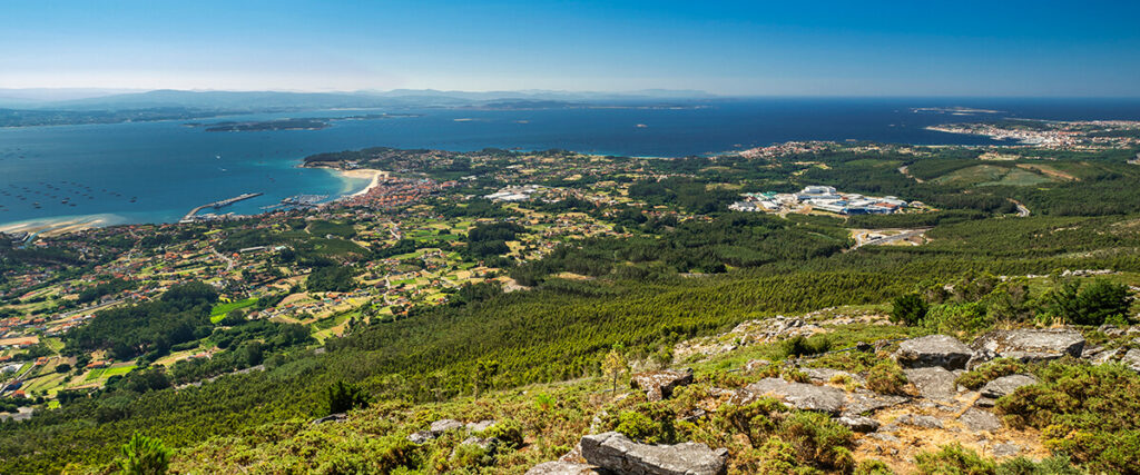 el Mirador da Curota es sin duda uno de los imprescindibles qué ver en la Ría de Arousa